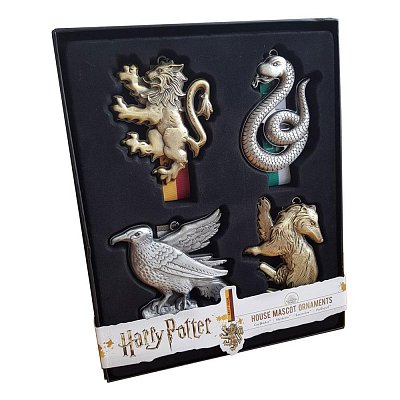 Harry Potter Tree Ornaments Hogwarts Mascots 4-Pack