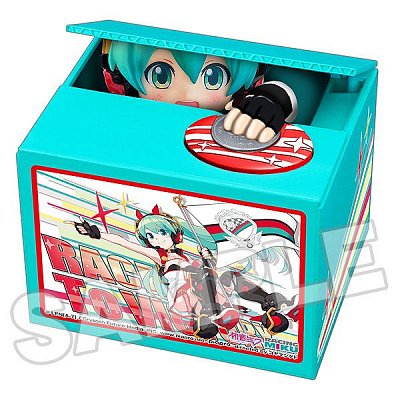 Hatsune Miku GT Project PVC Talking Coin Bank Racing Miku 2020 Ver. Chatting Bank 006 12 cm