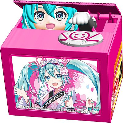 Hatsune Miku GT Project PVC Talking Coin Bank Racing Miku 2021 Ver. Chatting Bank 008 12 cm