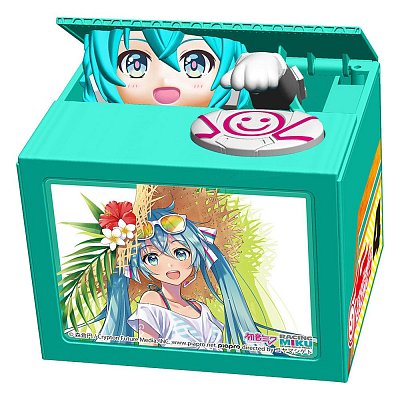 Hatsune Miku GT Project PVC Talking Coin Bank Racing Miku 2021 Ver. Chatting Bank 009 12 cm