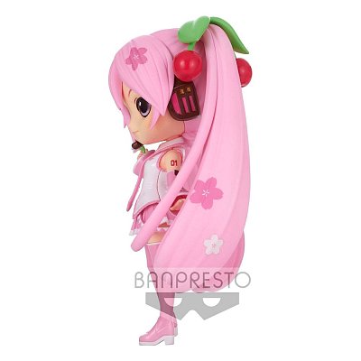 Hatsune Miku Q Posket Mini Figure Sakura Miku Ver. A 14 cm