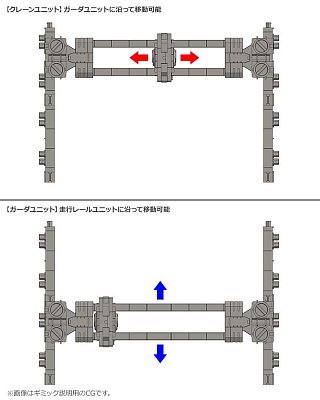 Hexa Gear Plastic Model Kit 1/24 Block Base 04 DX Arsenal Grid 23 cm - Severely damaged packaging