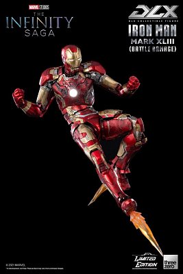 Infinity Saga DLX Action Figure 1/12 Iron Man Mark 43 (Battle Damage) Limited Edition 17 cm