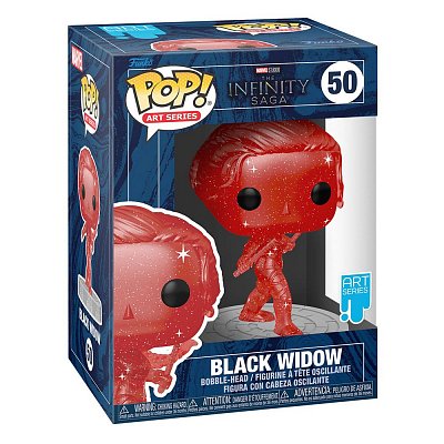 Infinity Saga POP! Artist Series Vinyl Figure Black Widow (Red) 9 cm