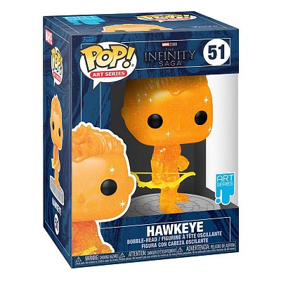 Infinity Saga POP! Artist Series Vinyl Figure Hawkeye (Orange) 9 cm
