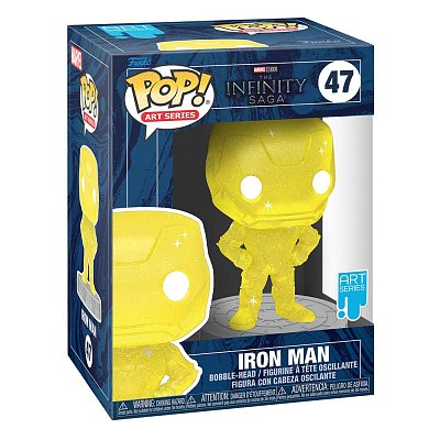 Infinity Saga POP! Artist Series Vinyl Figure Iron Man (Yellow) 9 cm