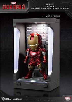 Iron Man 3 Mini Egg Attack Action Figure Hall of Armor Iron Man Mark VI 8 cm