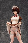 Iya na Kao Sarenagara Opantsu Misetemoraitai Hon Statue 1/6 Maid no Itou Chitose-san Brown Ver 26 cm