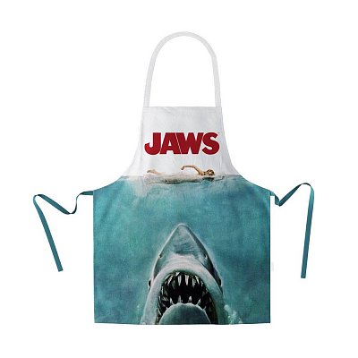 Jaws cooking apron with oven mitt Poster