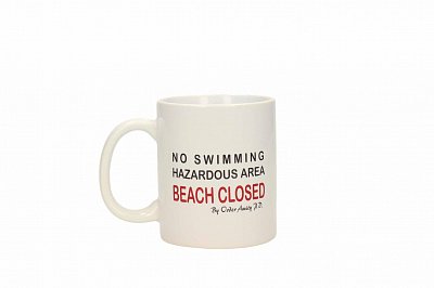 Jaws Mug Beach Closed