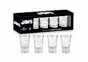 Jaws Shotglass 4-Pack Logo & Symbols
