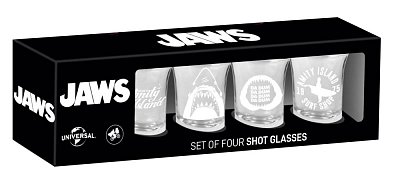 Jaws Shotglass 4-Pack Logo & Symbols