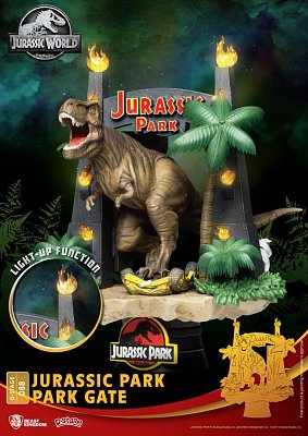 Jurassic Park D-Stage PVC Diorama Park Gate 15 cm