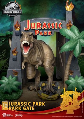 Jurassic Park D-Stage PVC Diorama Park Gate 15 cm