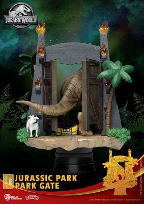 Jurassic Park D-Stage PVC Diorama Park Gate 15 cm