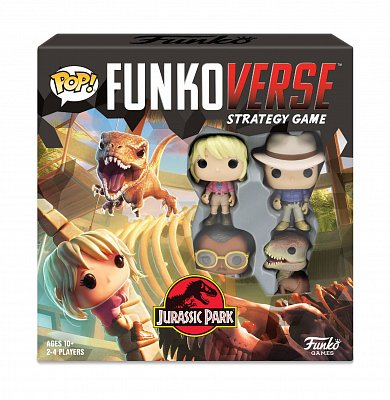 Jurassic Park Funkoverse Board Game 4 Character Base Set *English Version*