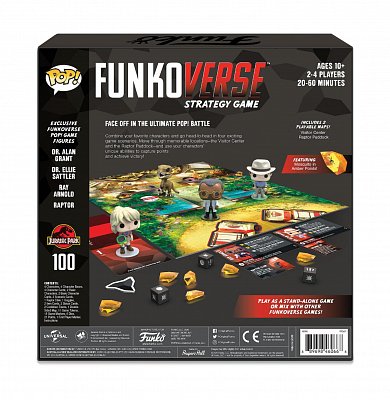 Jurassic Park Funkoverse Board Game 4 Character Base Set *English Version*