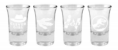 Jurassic Park Shotglass 4-Pack Logo & Symbols