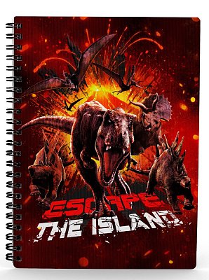 Jurassic World Notebook with 3D-Effect Escape