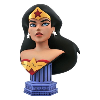 Justice League Animated Legends in 3D Bust 1/2 Wonder Woman 25 cm - Damaged packaging