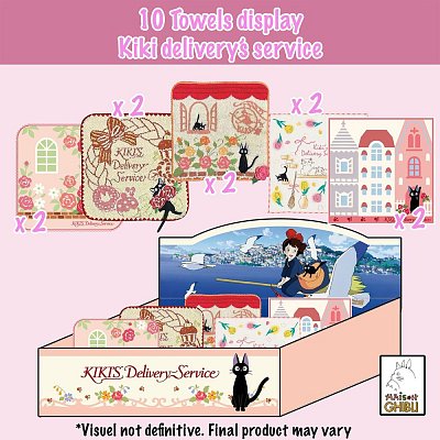 Kiki\'s Delivery Service Mini Towels 25 x 25 cm Display (10)