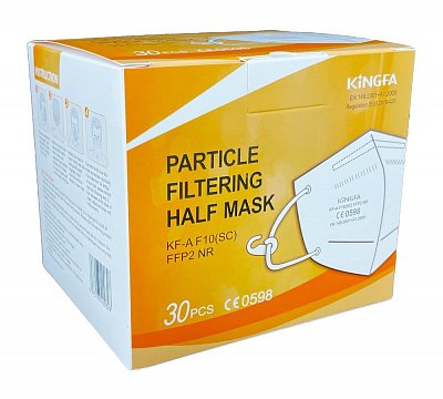 Kingfa Respiratory Mask KF-A F10(SC) FFP2 CE 0598 (30 Pieces)