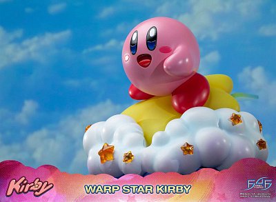 Kirby Statue Warp Star Kirby 30 cm