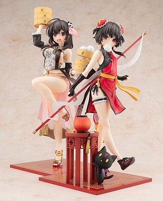 Kono Subarashii Sekai ni Shukufuku wo! Statue 1/7 Megumin Light Novel China Dress Ver. 22 cm - Damaged packaging
