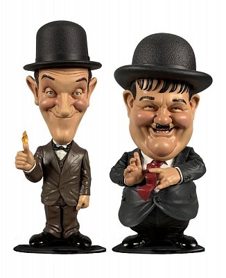 Laurel and Hardy Mini Bobble-Head 2-Pack Suits 8 cm