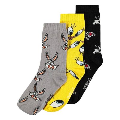 Looney Tunes Socks 3-Pack Three Icons 39-42