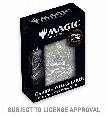 Magic the Gathering Ingot Garruk Wildspeaker Limited Edition (silver plated)