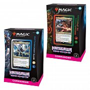 Magic the Gathering Kamigawa: Neon Dynasty Commander Decks Display (4) german