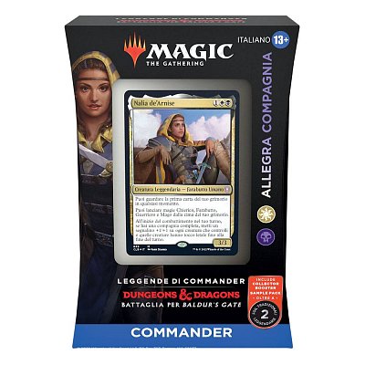 Magic the Gathering Leggende di Commander: Battaglia per Baldur\'s Gate Commander Decks Display (4) italian