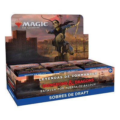 Magic the Gathering Leyendas de Commander: Batalla por Puerta de Baldur Draft Booster Display (24) spanish