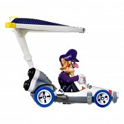 Mario Kart Hot Wheels Diecast Vehicle 3-Pack 1/64 Yoshi, Waluigi, Mario