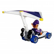 Mario Kart Hot Wheels Diecast Vehicle 3-Pack 1/64 Yoshi, Waluigi, Mario