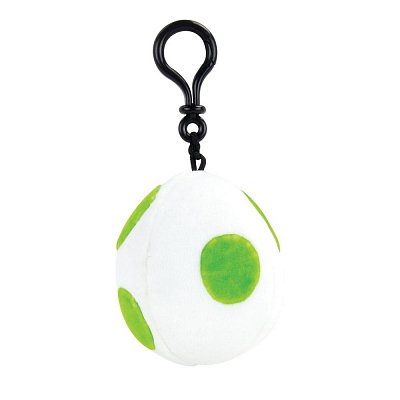 Mario Kart Mocchi-Mocchi Clip On Plush Hanger Yoshi Egg 10 cm