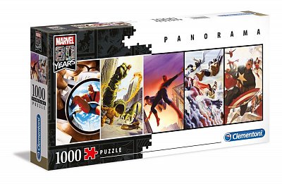 Marvel 80th Anniversary Panorama Puzzle Characters