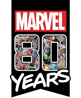 Marvel 80th Anniversary Panorama Puzzle Characters