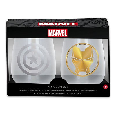 Marvel Avengers Crystal Glasses 2-Packs Case (6)