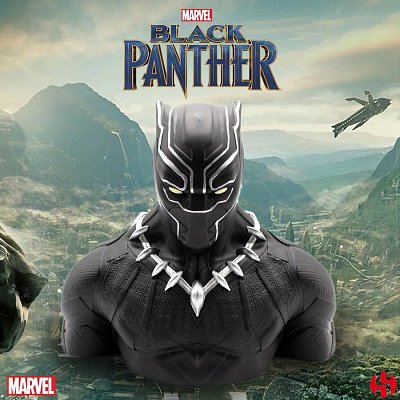 Marvel Comics Coin Bank Black Panther Wakanda Deluxe 20 cm