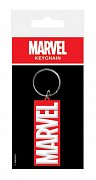 Marvel Comics Rubber Keychain Logo 6 cm