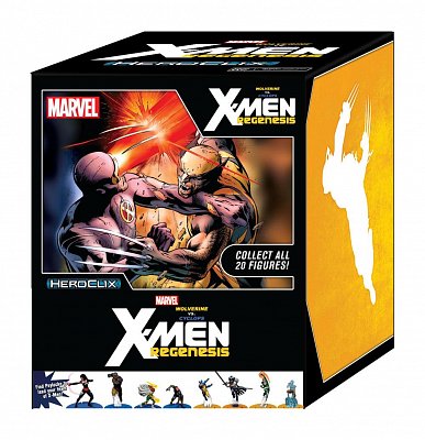 Marvel HeroClix: Wolverine vs. Cyclops: X-Men Regenesis Storyline Organized Play Display (24)