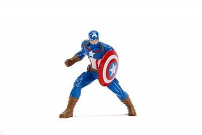 Marvel Hollywood Rides Diecast Model 1/24 2006 Ford Mustang GT with Captain America Figure