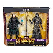 Marvel Legends Series Action Figure 2-Pack 2019 Corvus Glaive & Loki (Avengers: IW) 15 cm