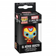 Marvel Luchadores Pocket POP! Vinyl Keychains 4 cm Iron Man Display (12)