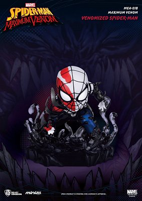 Marvel Maximum Venom Collection Mini Egg Attack Figure Venomized Spider-Man 8 cm