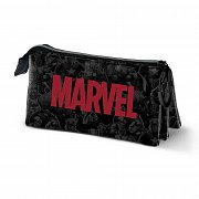 Marvel Pencil Case Marvel Logo Triple