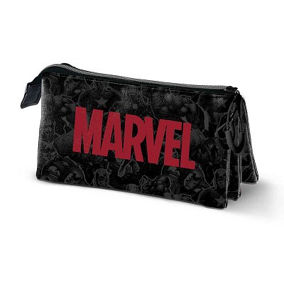 Marvel Pencil Case Marvel Logo Triple