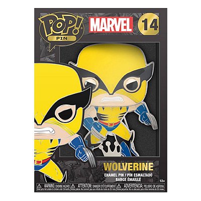 Marvel POP! Enamel Pin Wolverine 10 cm (carton of 12) - Damaged packaging